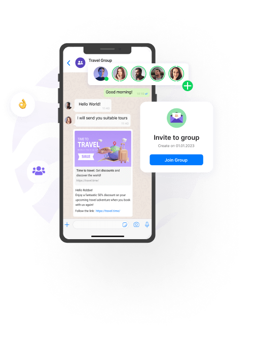 WhatsApp API Grouping Messages and Management